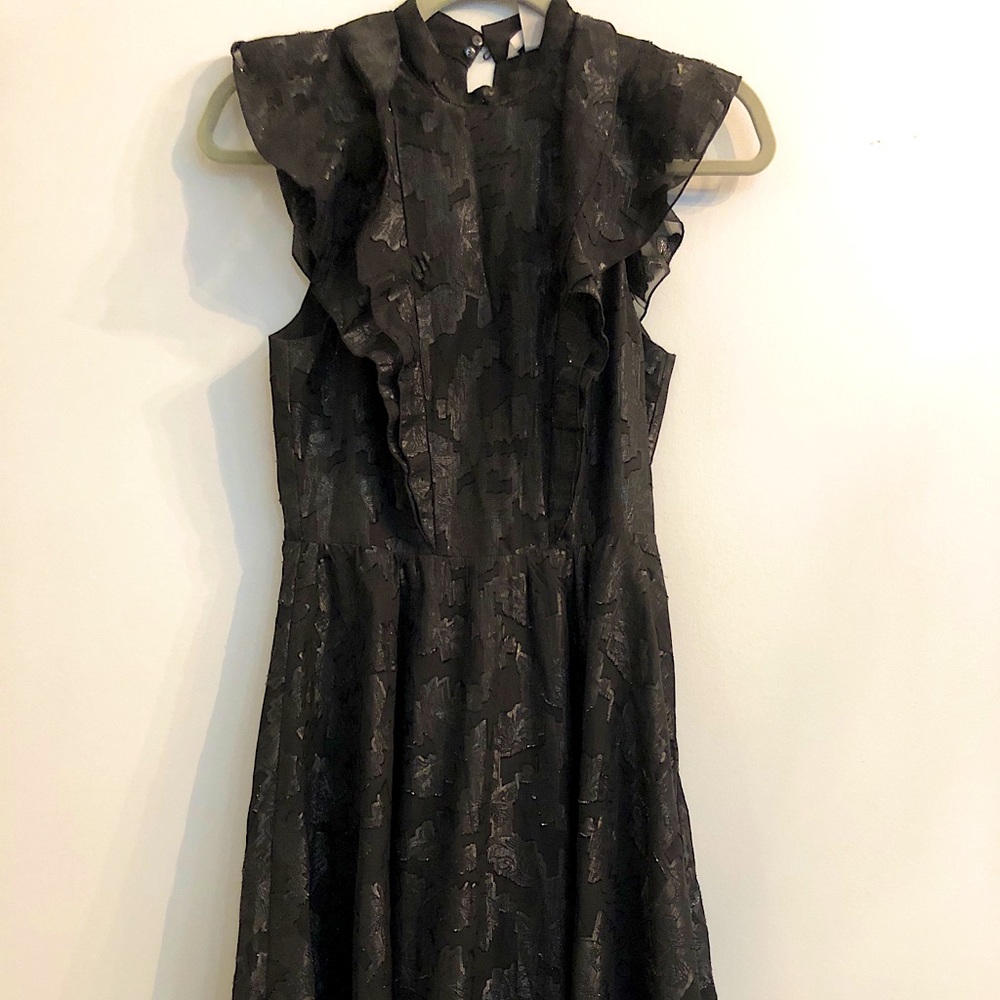 H&M Black Floral Dress